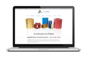 Website para Anodização colorido